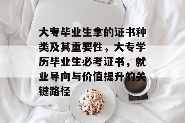 大专毕业生拿的证书种类及其重要性,大专学历毕业生必考证书,就业导向与价值提升的关键路径 大专毕业生拿的证书种类及其重要性,大专学历毕业生必考证书,就业导向与价值提升的关键路径