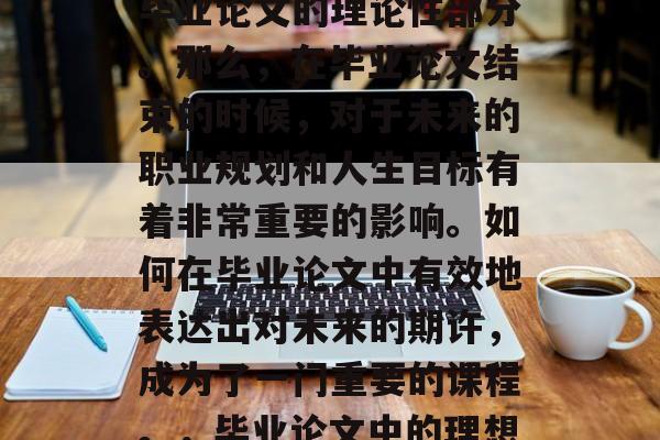 毕业论文的主要任务就是进行深入研究和讨论毕业论文的理论性部分。那么，在毕业论文结束的时候，对于未来的职业规划和人生目标有着非常重要的影响。如何在毕业论文中有效地表达出对未来的期许，成为了一门重要的课程。，毕业论文中的理想与职业规划探讨，理论与实践的碰撞