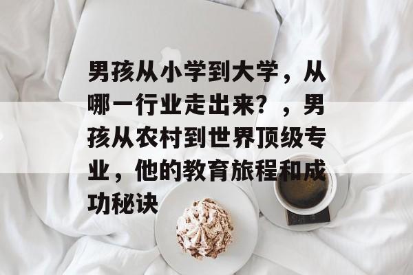 男孩从小学到大学，从哪一行业走出来？，男孩从农村到世界顶级专业，他的教育旅程和成功秘诀