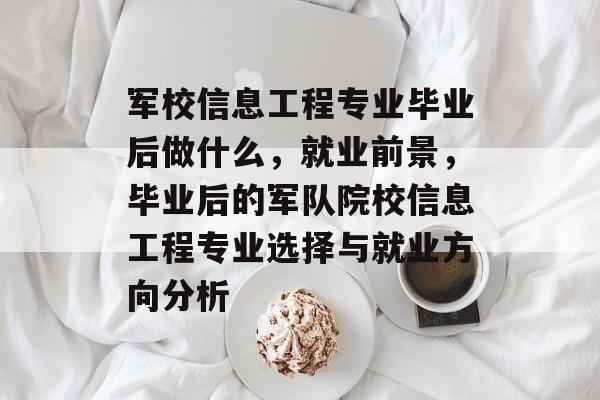 军校信息工程专业毕业后做什么，就业前景，毕业后的军队院校信息工程专业选择与就业方向分析