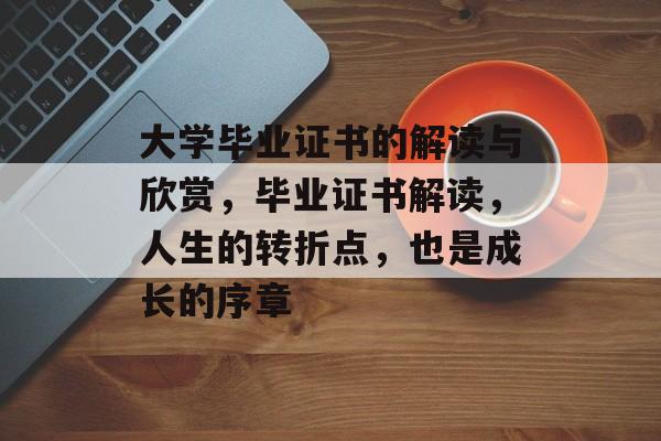 大学毕业证书的解读与欣赏，毕业证书解读，人生的转折点，也是成长的序章