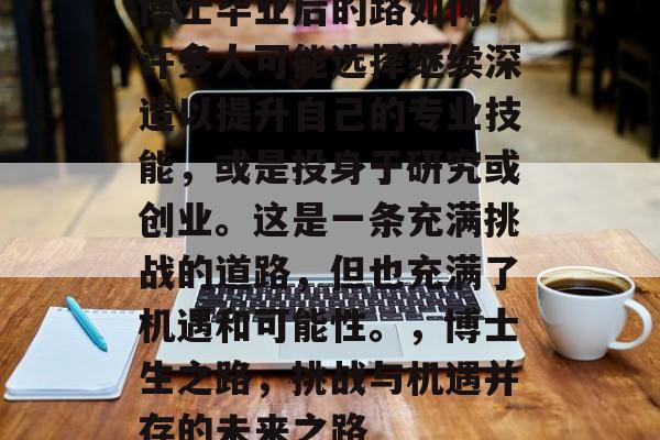 博士毕业后的路如何？许多人可能选择继续深造以提升自己的专业技能，或是投身于研究或创业。这是一条充满挑战的道路，但也充满了机遇和可能性。，博士生之路，挑战与机遇并存的未来之路
