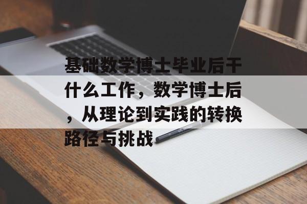 基础数学博士毕业后干什么工作，数学博士后，从理论到实践的转换路径与挑战
