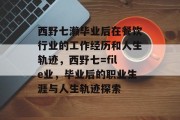西野七濑毕业后在餐饮行业的工作经历和人生轨迹，西野七=file业，毕业后的职业生涯与人生轨迹探索