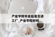 产业学院毕业后是否进工厂_产业学院好吗