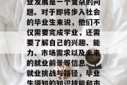 毕业后的就业选择和职业发展是一个复杂的问题。对于即将步入社会的毕业生来说，他们不仅需要完成学业，还需要了解自己的兴趣、能力、市场需求以及未来的就业前景等信息。，就业挑战与路径，毕业生须知的知识技能和市场前景分析