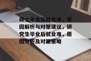 硕士毕业后就业难，原因解析与对策建议，研究生毕业后就业难，原因分析及对策策略
