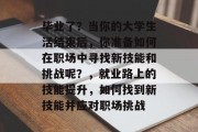 毕业了？当你的大学生活结束后，你准备如何在职场中寻找新技能和挑战呢？，就业路上的技能提升，如何找到新技能并应对职场挑战