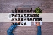 北京就业市场广阔，留下的理由及实践建议，北京就业市场热门原因及实践攻略