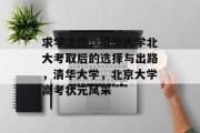 求学之路，清华大学北大考取后的选择与出路，清华大学，北京大学高考状元风采