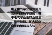 电子电气毕业后如何开发和利用所学技能，电子电气毕业生职业规划，培养技能、扩大就业前景的策略与方法