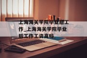 上海海关学院毕业后工作_上海海关学院毕业后工作工资高吗