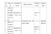 平安产险襄阳中心支公司被罚10万元：因财务管理不严谨 费用开支不规范