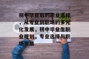 初中毕业后的职业选择，从专业到职场的多元化发展，初中毕业生职业规划，专业选择与职场发展