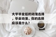 大学毕业后的动漫选择，毕业动漫，你的选择应该是什么？