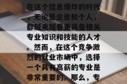 专升本毕业后的就业市场对于那些希望从事相关专业工作的求职者来说，确实是一个挑战。在这个信息爆炸的时代，无论是企业和个人，都越来越看重具备相关专业知识和技能的人才。然而，在这个竞争激烈的就业市场中，选择一个具有高薪的专业是非常重要的。那么，专升本毕业后哪些专业有较高的薪资呢？，专升本毕业生可选专业，热门领域薪资提升！