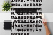 本科毕业，一个重要的里程碑，标志着你从校园的青涩走向职场的成熟。在这个阶段，你的职业发展受到社会环境、教育背景以及自身的努力等多个因素的影响。，本科毕业生，人生新篇章的启航