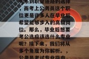 毕业工作后的选择往往关系到职业道路的选择，而考上公务员这个职位更是许多人在毕业后希望能够步入的高级岗位。那么，毕业后想要考公选应该选什么专业呢？接下来，我们将从多个角度为你解析。，公务员考试专业指南，哪些专业更受欢迎？