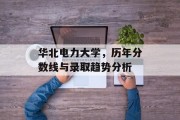 华北电力大学，历年分数线与录取趋势分析