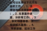 刑事侦查学毕业后做什么？，刑事侦查学毕业后可以从事以下几个方面的工作，，1. 法律咨询和法律援助公司；，2. 从事案件调查、分析等工作；，3. 制定刑事案卷、法庭调解方案等；，4. 预审逮捕、起诉工作；，5. 审计监督单位或机构的审计业务。