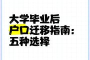 大学毕业后迁移户口(大学毕业后迁移户口怎么办)