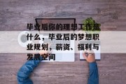 毕业后你的理想工作是什么，毕业后的梦想职业规划，薪资、福利与发展空间