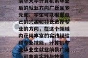 清华大学计算机系毕业后的就业方向广泛且多元化。学生可以根据自己的兴趣和特长选择专业的方向，在这个领域内获得丰富的实践经验和专业技能，计算机专业毕业生就业前景广阔，可丰富实践与技能