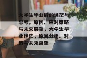 大学生毕业后的迷茫与思考，原因、应对策略与未来展望，大学生毕业迷茫，原因分析、对策与未来展望