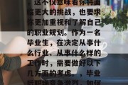 毕业后的职场竞争激烈，这不仅意味着你将面临更大的挑战，也要求你更加重视和了解自己的职业规划。作为一名毕业生，在决定从事什么行业、从事什么样的工作时，需要做好以下几方面的考虑。，毕业后职场竞争激烈，如何做好职业规划?