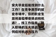 安大毕业后能找到什么工作？在竞争激烈的就业市场中，你的职业生涯将面临哪些挑战和机遇？，找工作指南，初入职场的五大挑战及如何应对机遇与压力