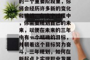 毕业后的几年，在人生的一个重要阶段里，你将会经历许多新的变化和挑战。在这个过程中，你需要规划自己的未来，以便在未来的三年中有一个明确的目标，并朝着这个目标努力奋斗，三年规划，如何在新起点上实现职业发展目标