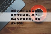 期货市场的未来发展，从职业到实践，期货市场未来发展趋势，从专业到实践