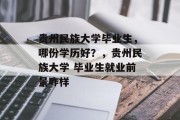 贵州民族大学毕业生，哪份学历好？，贵州民族大学 毕业生就业前景咋样
