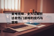 紫电攻略，全方位解析这款热门游戏的技巧与策略