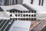 微电子毕业后的职业选择，电子工程师未来职业趋势与技能提升指南