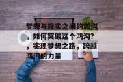 梦想与现实之间的鸿沟，如何突破这个鸿沟？，实现梦想之路，跨越鸿沟的力量
