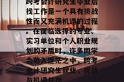 跨考会计研究生毕业后找工作是一个具有挑战性而又充满机遇的过程。在面临选择的专业、实习单位和个人职业规划的矛盾时，许多同学会陷入迷茫之中，跨考会计研究生就业，挑战与机遇并存