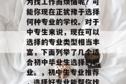 初中毕业的你是否正在为找工作而烦恼呢？可能你现在正犹豫于选择何种专业的学校。对于中专生来说，现在可以选择的专业类型相当丰富，下面列举了几个适合初中毕业生选择的职业。，初中生专业推荐，选择好专业能帮你找工作！