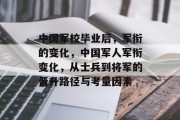 中国军校毕业后，军衔的变化，中国军人军衔变化，从士兵到将军的晋升路径与考量因素