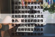技师学院毕业后的文凭是多种多样的，包括学历证书、职业资格证等。这些文凭在很多方面都有其独特的重要性，比如在求职市场上的竞争力、就业后的稳定性和发展的可能性等方面。，技师学院文凭的多样性价值，求职市场的竞争力、就业稳定性及发展机会