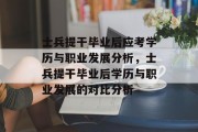 士兵提干毕业后应考学历与职业发展分析，士兵提干毕业后学历与职业发展的对比分析