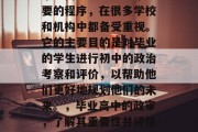 毕业高中政审是一个重要的程序，在很多学校和机构中都备受重视。它的主要目的是对毕业的学生进行初中的政治考察和评价，以帮助他们更好地规划他们的未来。，毕业高中的政审，了解其重要性并评估价值