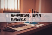 枪林弹雨攻略，生存与胜利的艺术
