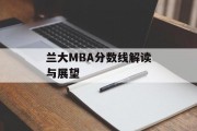 兰大MBA分数线解读与展望