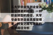从大学毕业生到企业高层管理者的转变，一种职业转型的路径，大学毕业生到企业高层管理者，转变之路与可能的成功路径分析