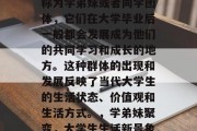 毕业后的同学群通常被称为学弟妹或者同学团体，它们在大学毕业后一般都会发展成为他们的共同学习和成长的地方。这种群体的出现和发展反映了当代大学生的生活状态、价值观和生活方式。，学弟妹聚变，大学生生活新景象探析