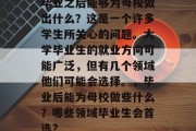 毕业之后能够为母校做出什么？这是一个许多学生所关心的问题。大学毕业生的就业方向可能广泛，但有几个领域他们可能会选择。，毕业后能为母校做些什么？哪些领域毕业生会首选?