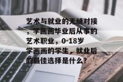 艺术与就业的无缝对接，学画画毕业后从事的艺术职业，0-18岁学画画的学生，就业后的最佳选择是什么？