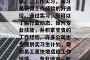 毕业后在美国找工作是一项挑战。为了更好地准备自己进入美国就业市场，您可以考虑以下几种选择来获取工作机会。，在线教育，在线教育平台为求职者提供了大量实用的技能和职业指导，可提升自我竞争力。您可以在这些平台上学习英语、计算机技能等基础课程，并获得各种专业证书。，网络招聘，随着社交媒体的发展，网络招聘成为了就业市场的主流方式。您可以发布简历、视频或文字描述，与潜在雇主建立联系。此外，LinkedIn也是一款强大的职业网络平台，可以帮助您拓展人脉。，工作实习，实习是获得工作经验的好途径。通过实习，您可以