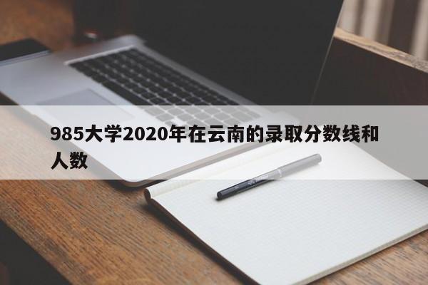985大学2020年在云南的录取分数线和人数